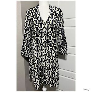 Ellen Tracy Long Sleeve Dress